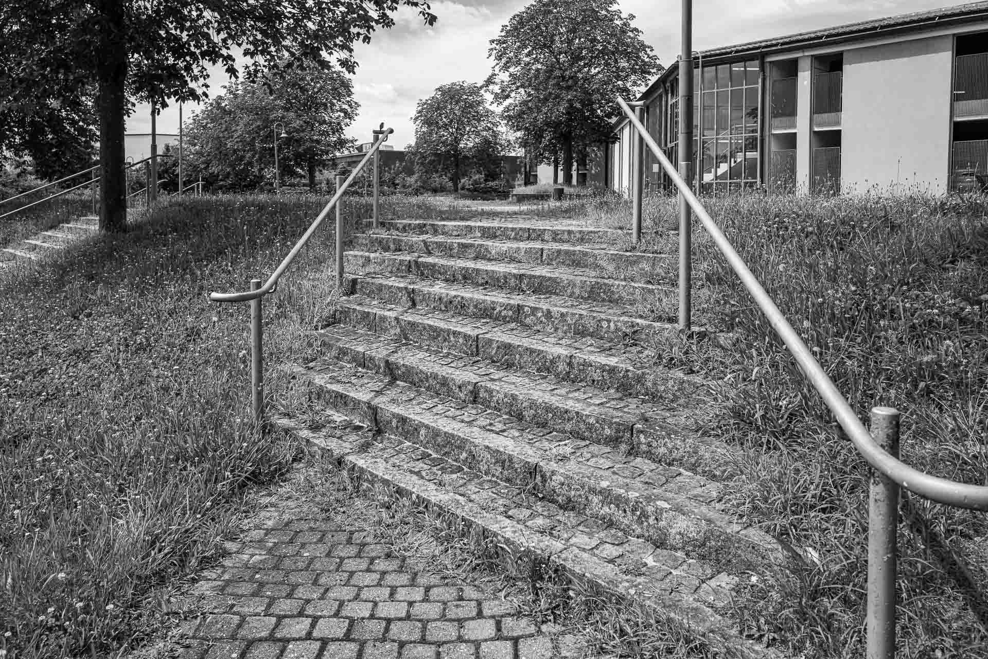 abseits der Treppen gibt es immer eine barrierefreie Alternative