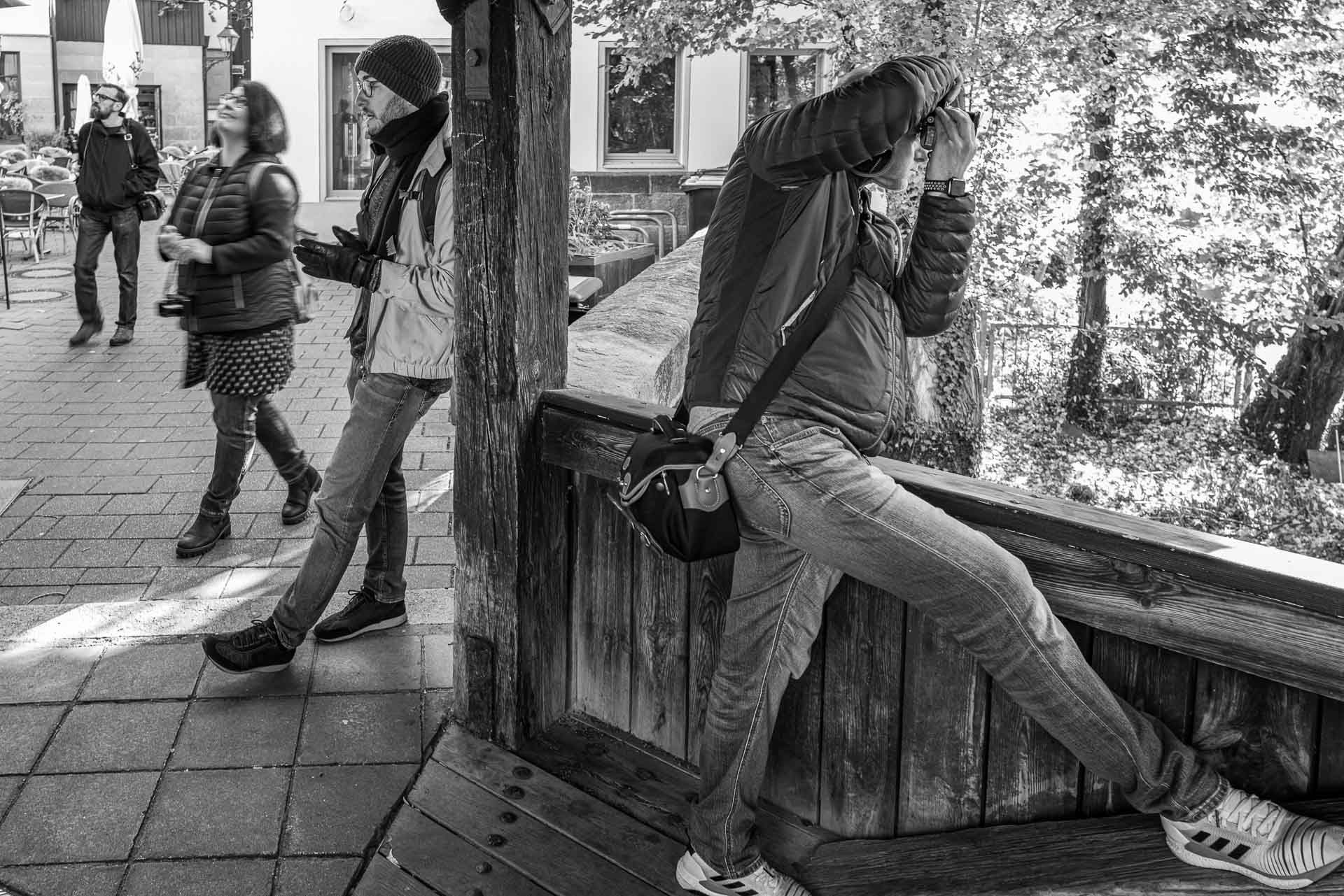 Motivjagd auf der Henkerbrücke