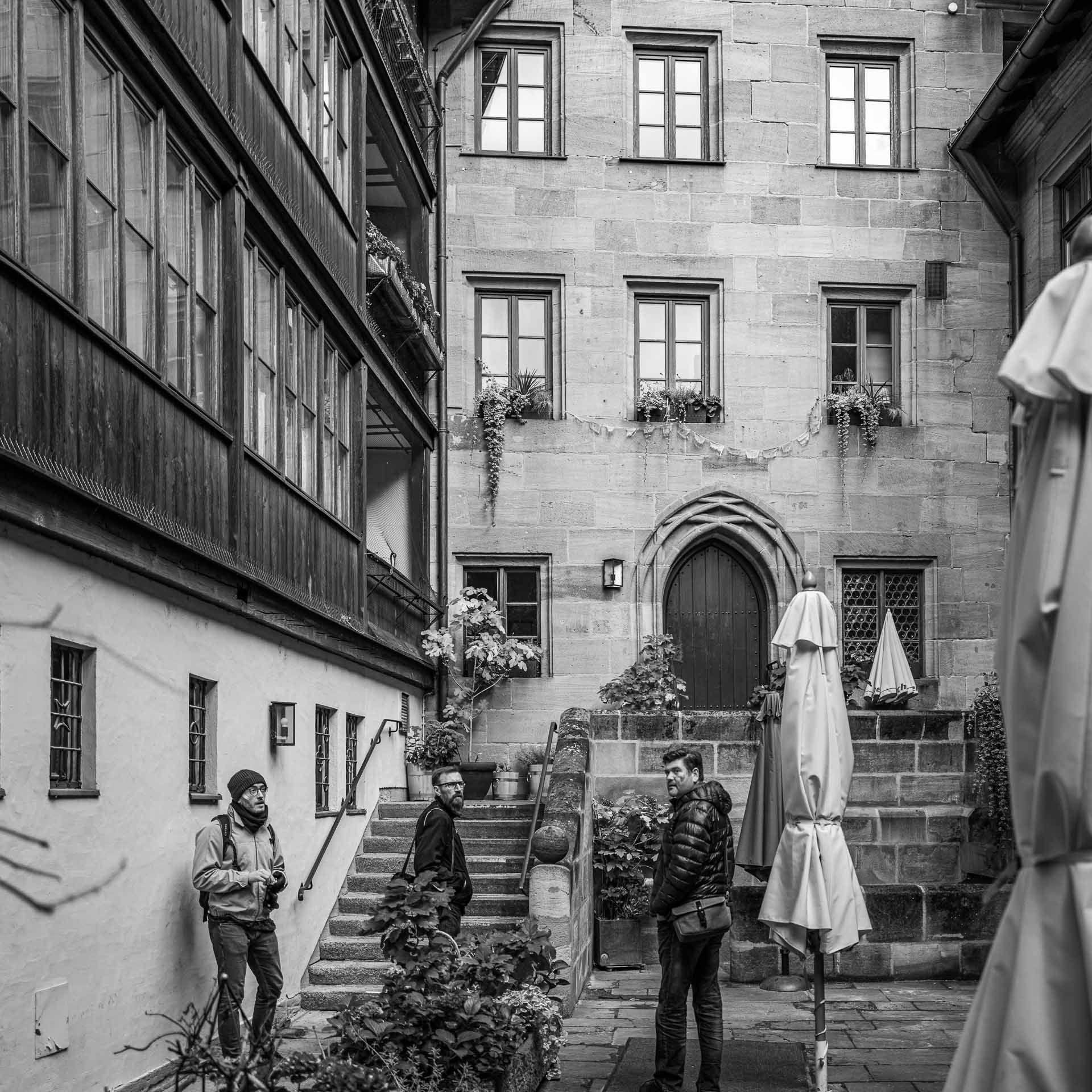 Innenhof des Heilig Geist Spital-Restaurants