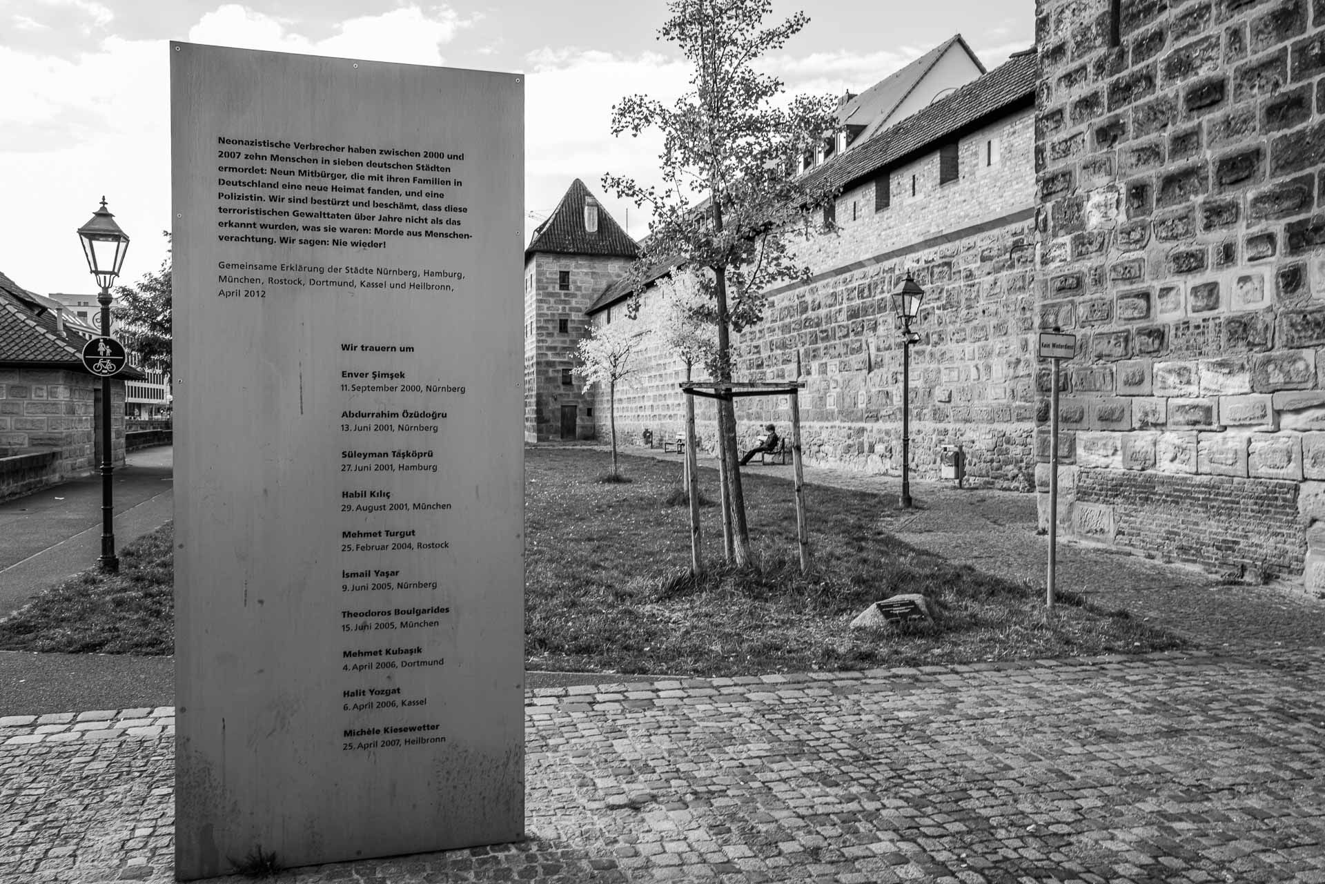 Mahnmal gegen Morde aus Menschenverachtung